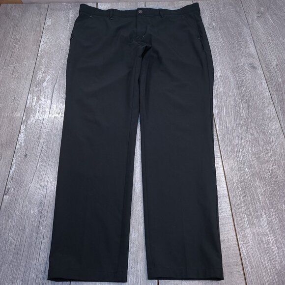 Adidas Pants Mens 38x31 Black Ultimate 365 Tapered Leg Golf Comfort Stretch - Picture 2 of 10